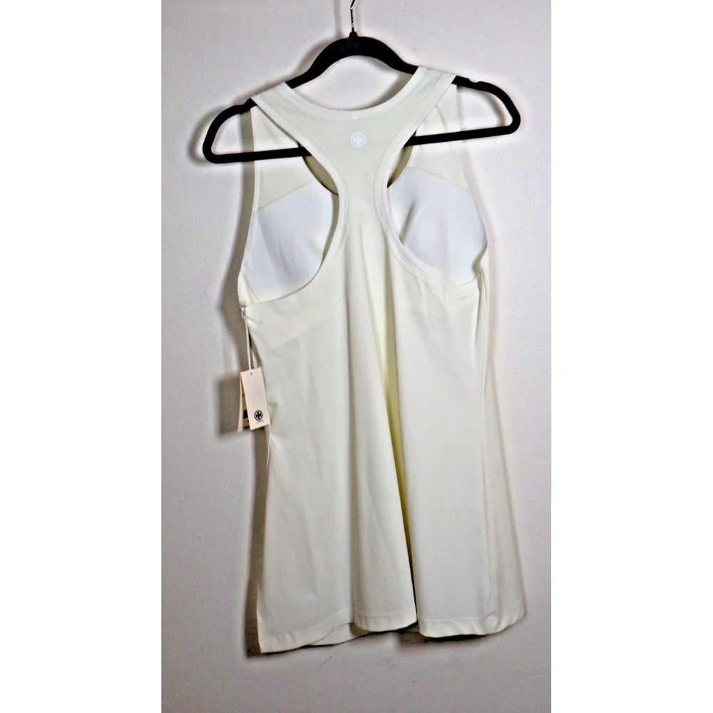 Tory Burch Tennis Dress Size  X-Large Ivory Performance Side Slit Raceback